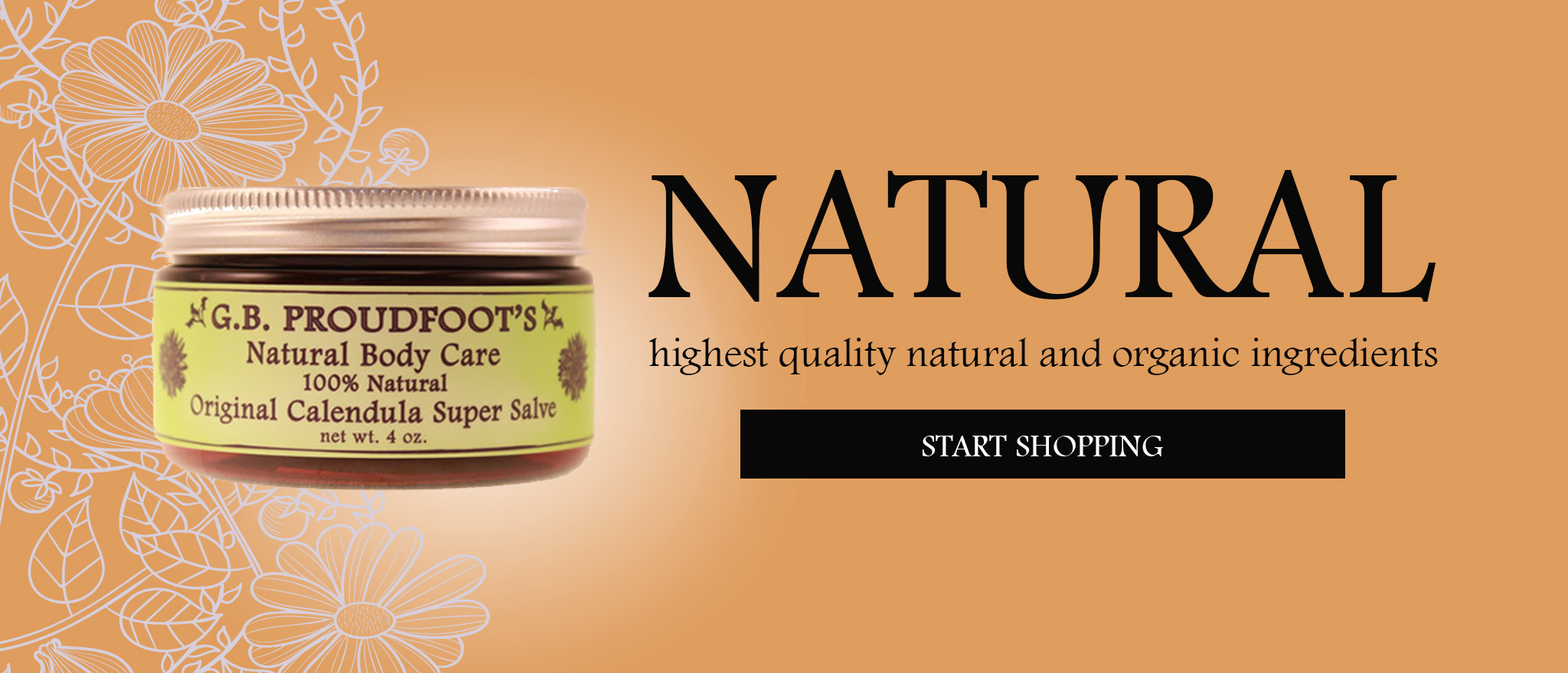 Natural Body Care Products, Calendula Skin Care Products